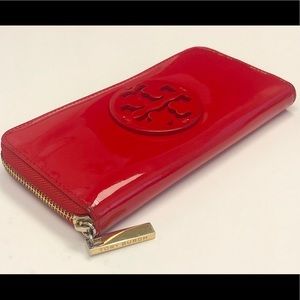 Tory Burch Candy Apple Red Wallet
